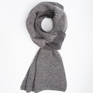 Gray And Beige Two-Tone Cashmere Neck Warmer>E.Marinella Cheap
