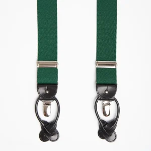 Green Plain Colour Braces>E.Marinella Online