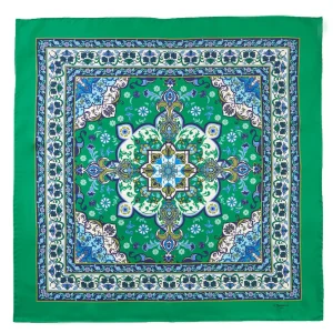 Green Silk Scarf 90 - Mediterranean Vibes>E.Marinella Discount