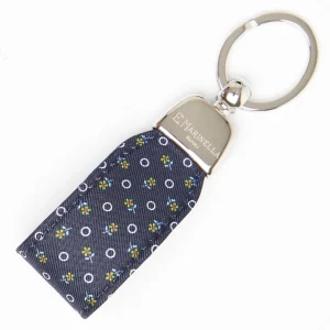 Keyfob In Silk And Leather>E.Marinella Shop