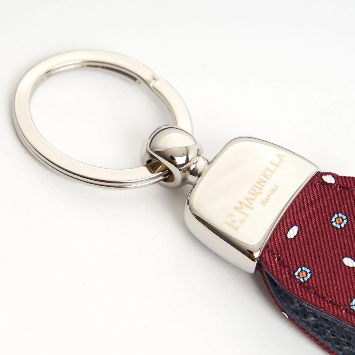 Keyfob In Silk And Leather>E.Marinella Cheap
