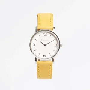 Ladies' Yellow Leather Watch>E.Marinella Hot