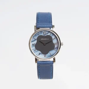 Lady'S Bluette Leather Watch With Floral Dial>E.Marinella Cheap