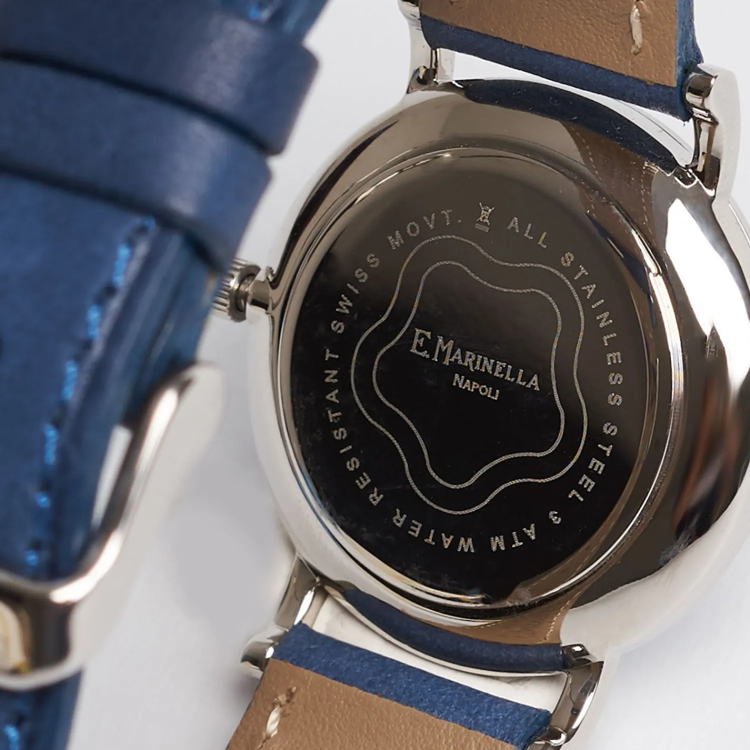 Lady'S Bluette Leather Watch With Floral Dial>E.Marinella Cheap