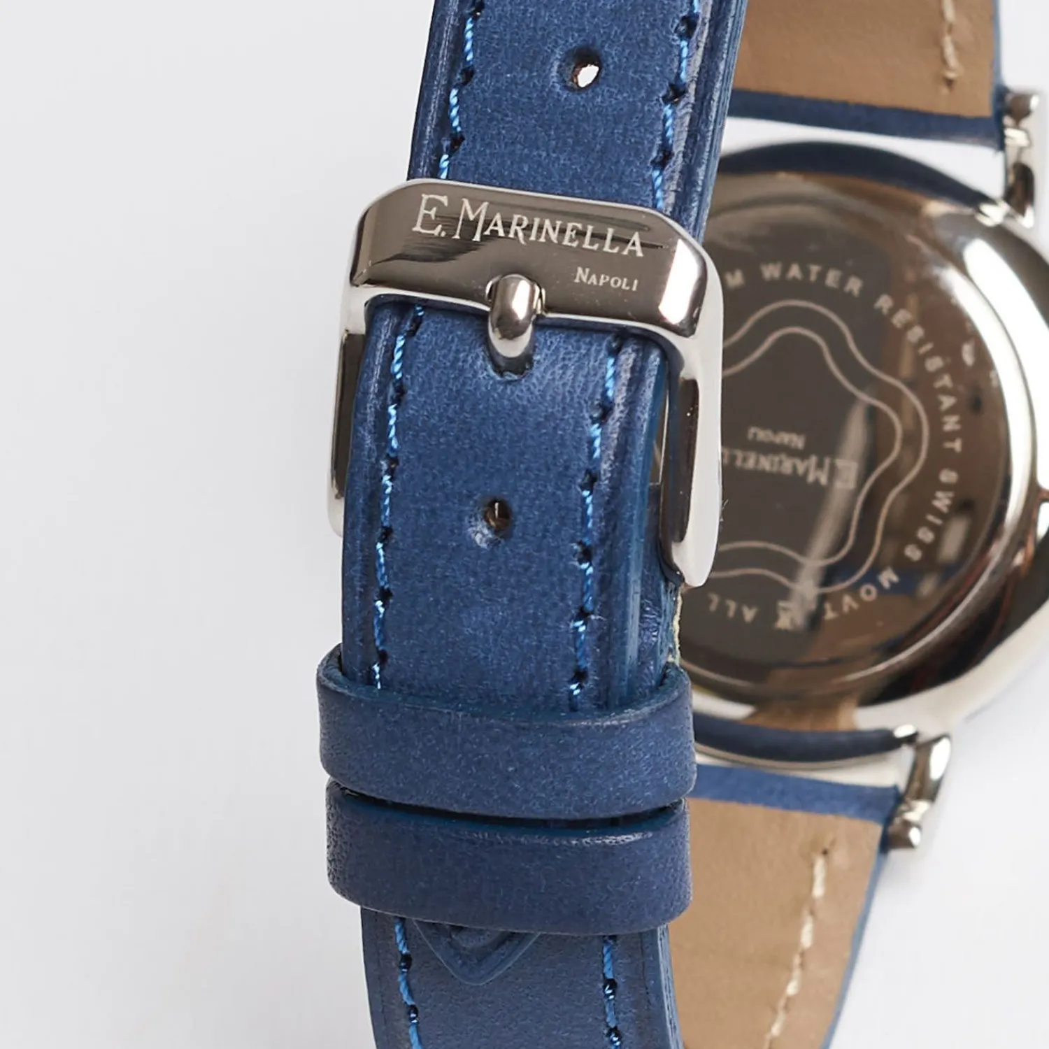 Lady'S Bluette Leather Watch With Floral Dial>E.Marinella Cheap