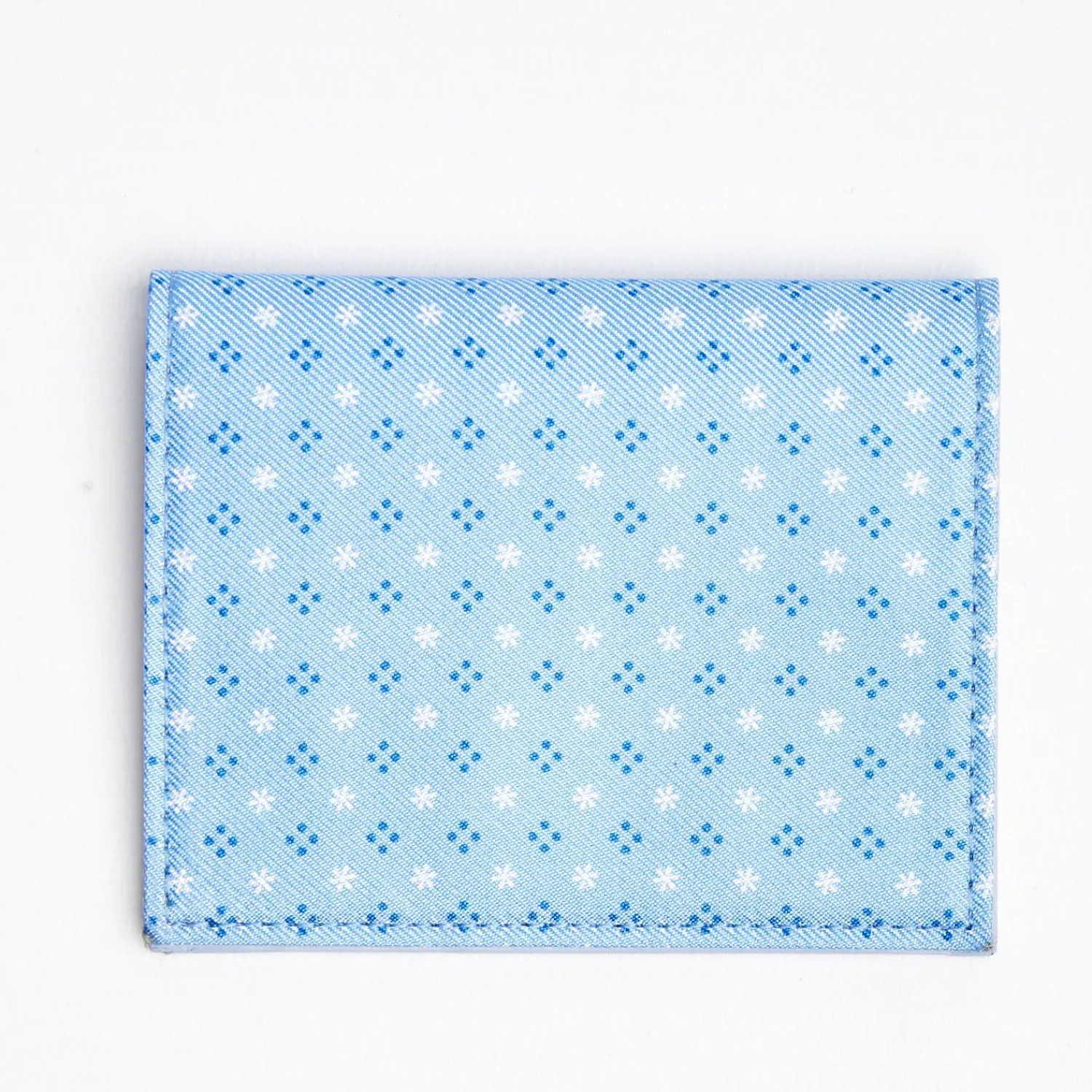 Light Blue Leather Folding Card Holder - 10 Compartments>E.Marinella Fashion