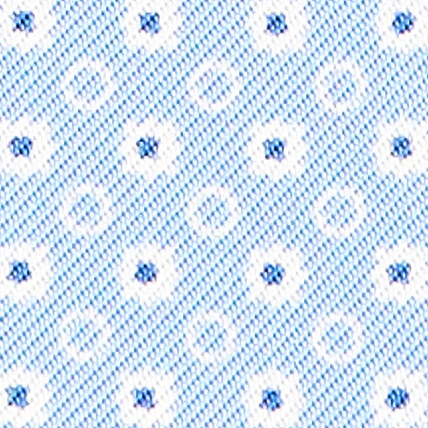 Light Blue Silk Ascot Tie - Flower Pattern>E.Marinella Outlet