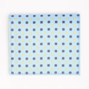 Light Blue Small Wallet In Silk And Leather>E.Marinella Online