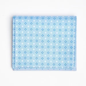 Light Blue Small Wallet In Silk And Leather>E.Marinella Outlet