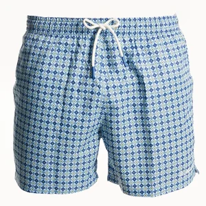 Light Blue Swim Shorts - Large Patterns>E.Marinella Hot