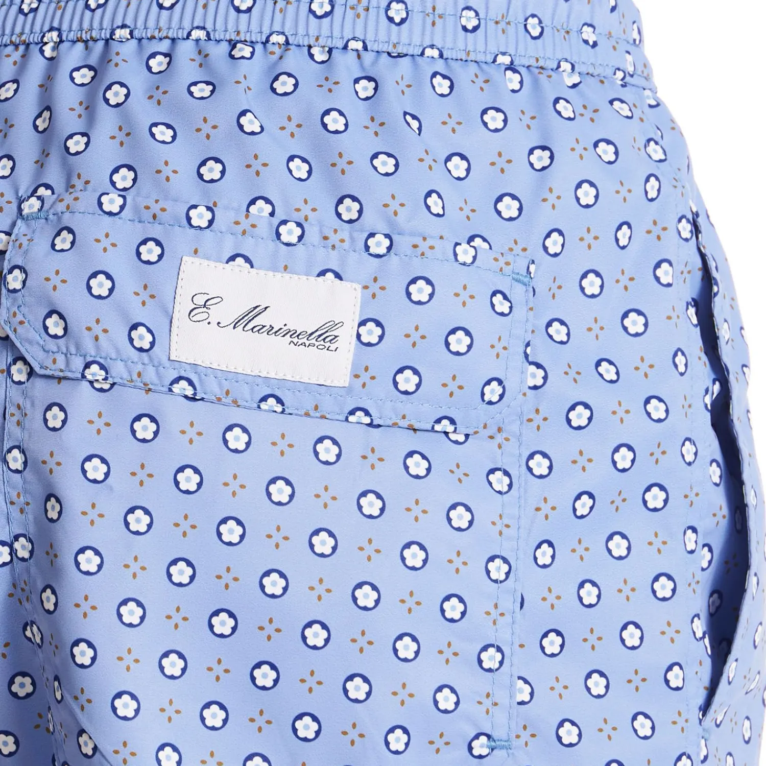 Light Blue Swim Shorts- Large Patterns>E.Marinella Outlet