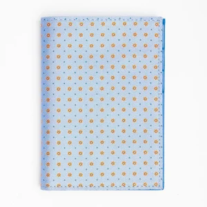 Light Blue Vertical Wallet In Silk And Leather>E.Marinella Cheap