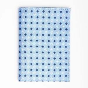 Light Blue Vertical Wallet In Silk And Leather>E.Marinella Best