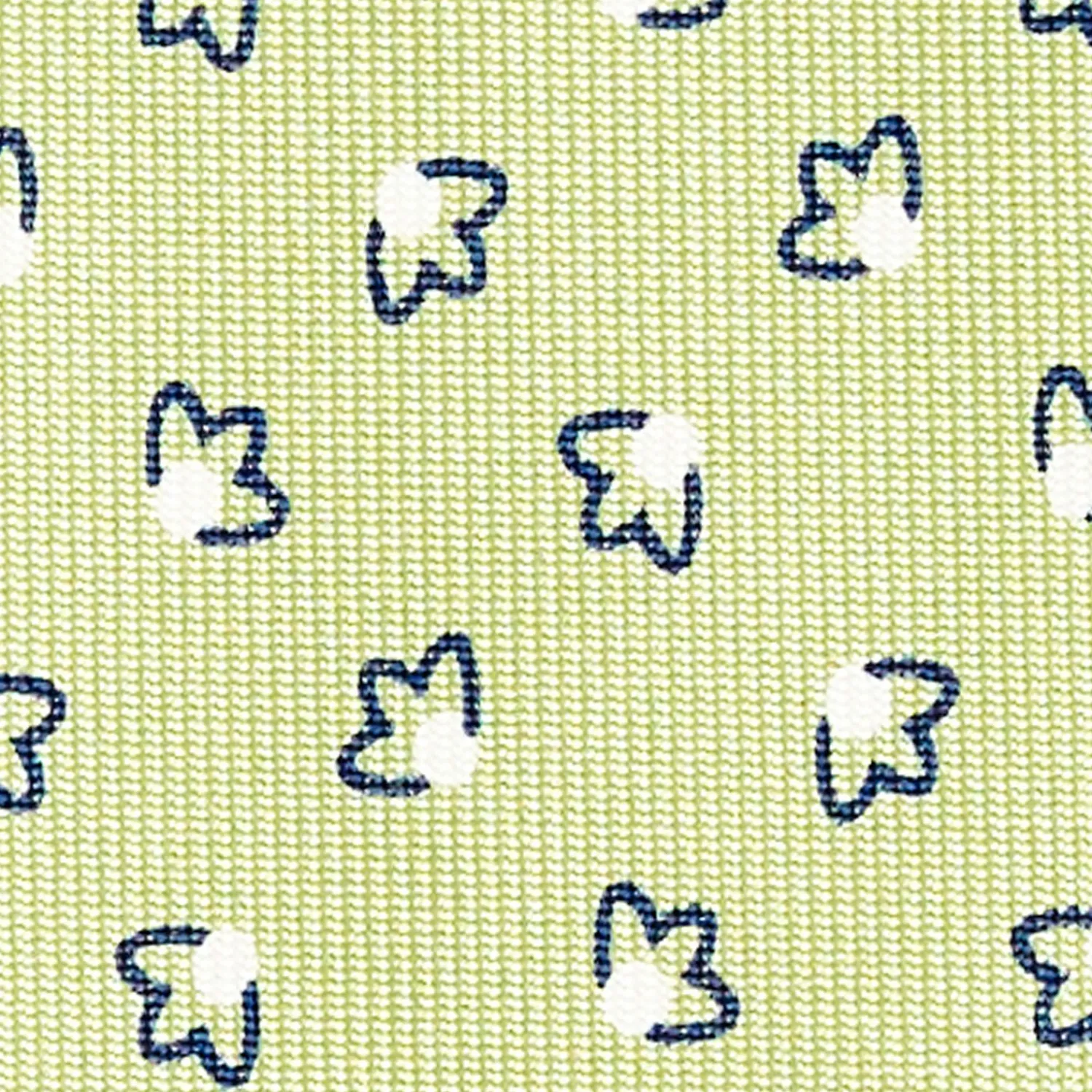Light Green 7 Fold Sartorial Silk Tie - Small Flower Pattern>E.Marinella Clearance