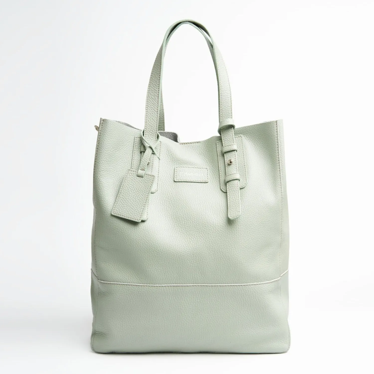 Light Green Deconstructed Bag>E.Marinella Hot