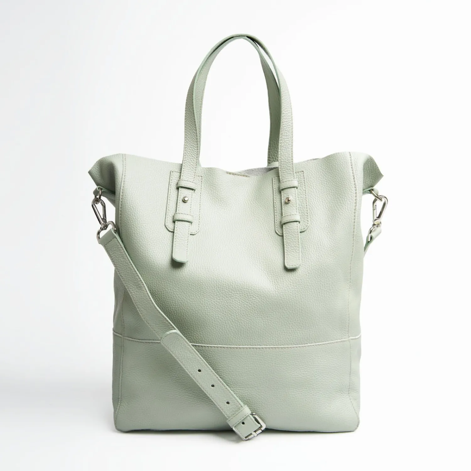 Light Green Deconstructed Bag>E.Marinella Hot