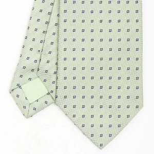 Light Green Sartorial Jacquard Silk Tie - Small Flower Designs>E.Marinella Hot