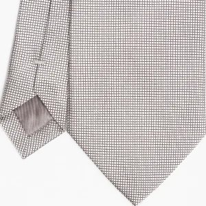 Light Grey Ceremonial Jacquard Silk Tie>E.Marinella Hot
