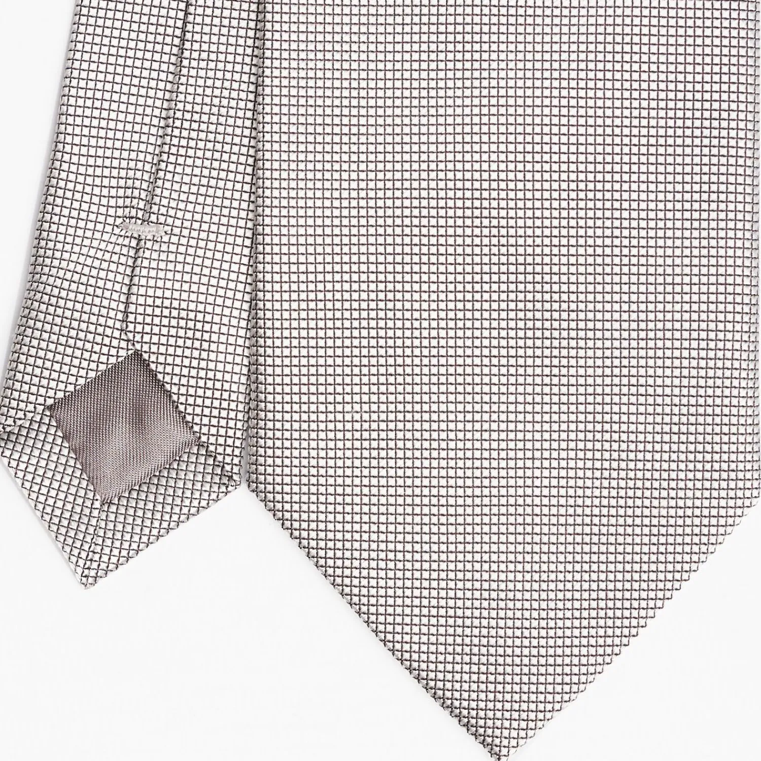 Light Grey Ceremonial Jacquard Silk Tie>E.Marinella Hot
