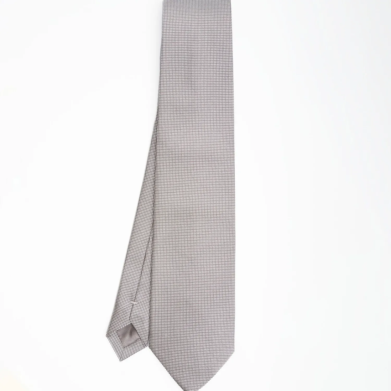 Light Grey Ceremonial Jacquard Silk Tie>E.Marinella Hot