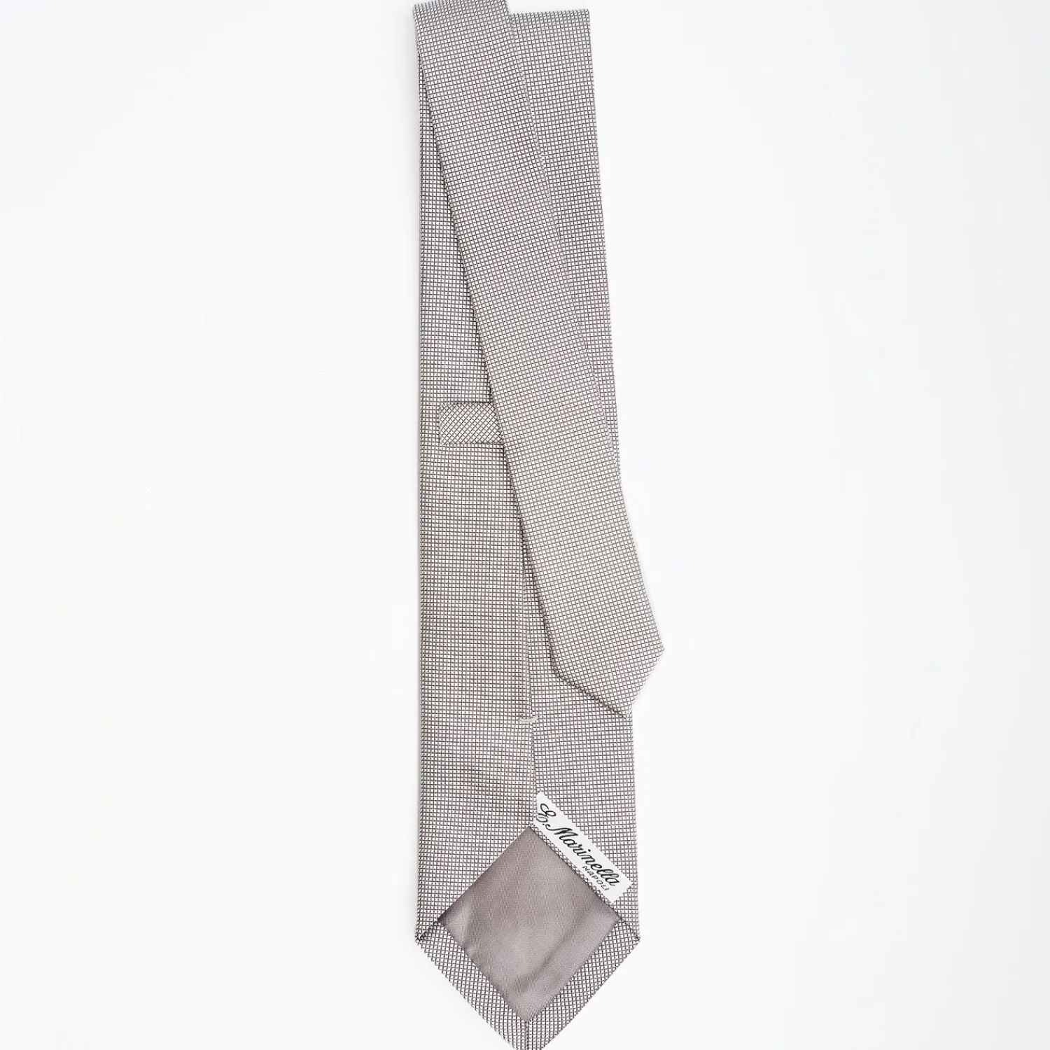 Light Grey Ceremonial Jacquard Silk Tie>E.Marinella Hot