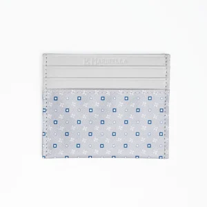 Light Grey Leather And Silk Credit Card Holder 5 Compartments>E.Marinella Clearance