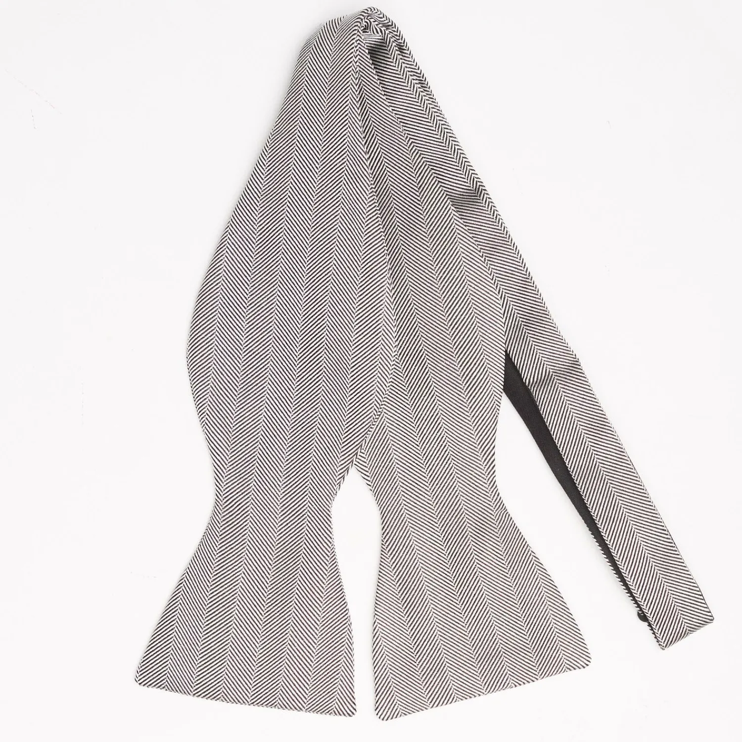 Light Grey Silk Bowtie To Self-Tie Solid Color>E.Marinella Cheap