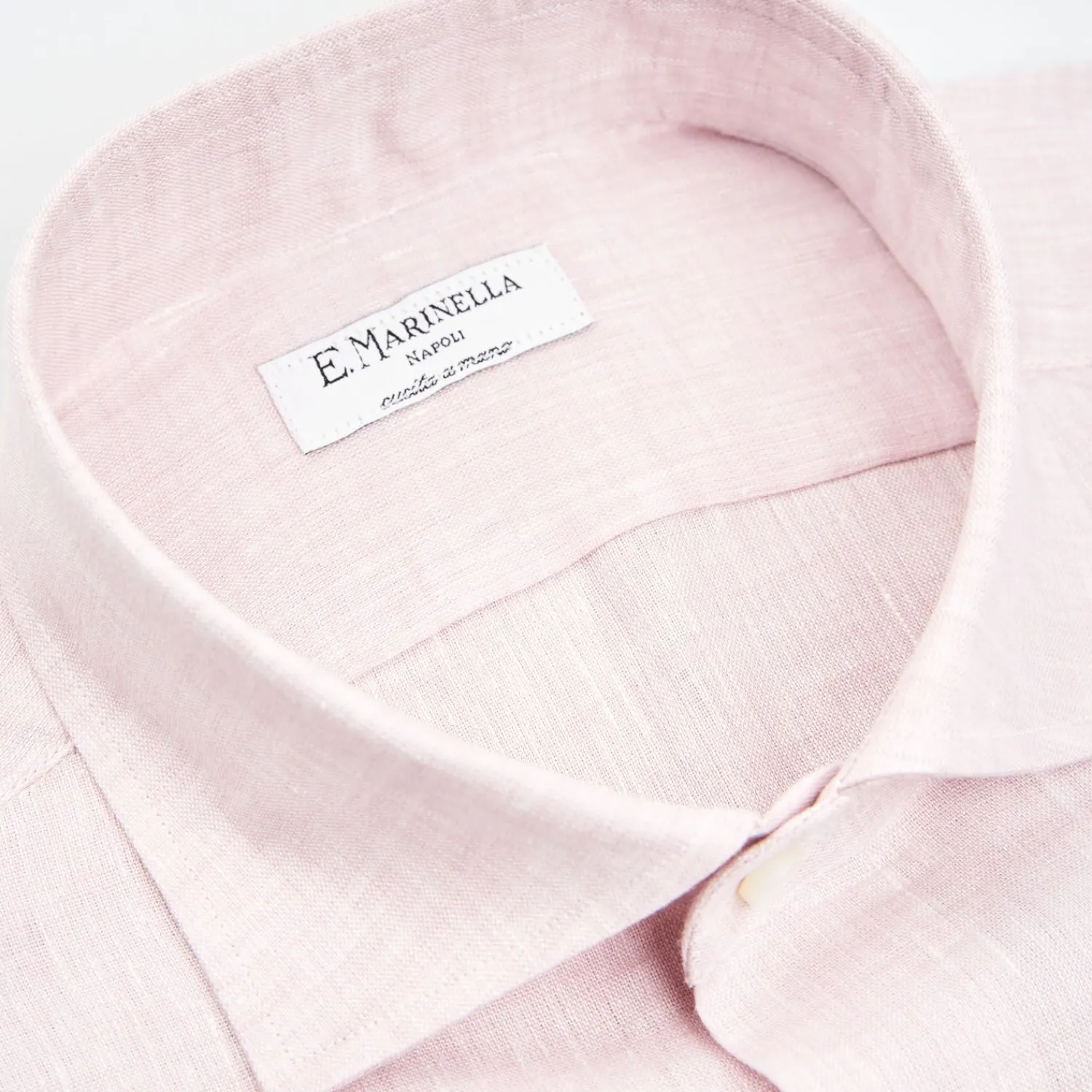 Lilac Linen Shirt>E.Marinella Outlet
