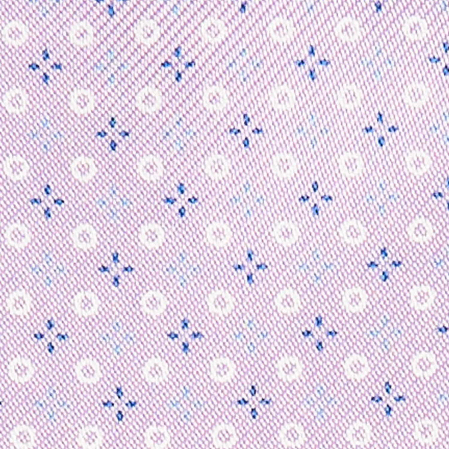 Lilac Silk Ascot Tie - Small Flower Designs>E.Marinella Cheap