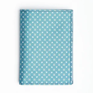 Mid Blue Vertical Wallet In Silk And Leather>E.Marinella Sale