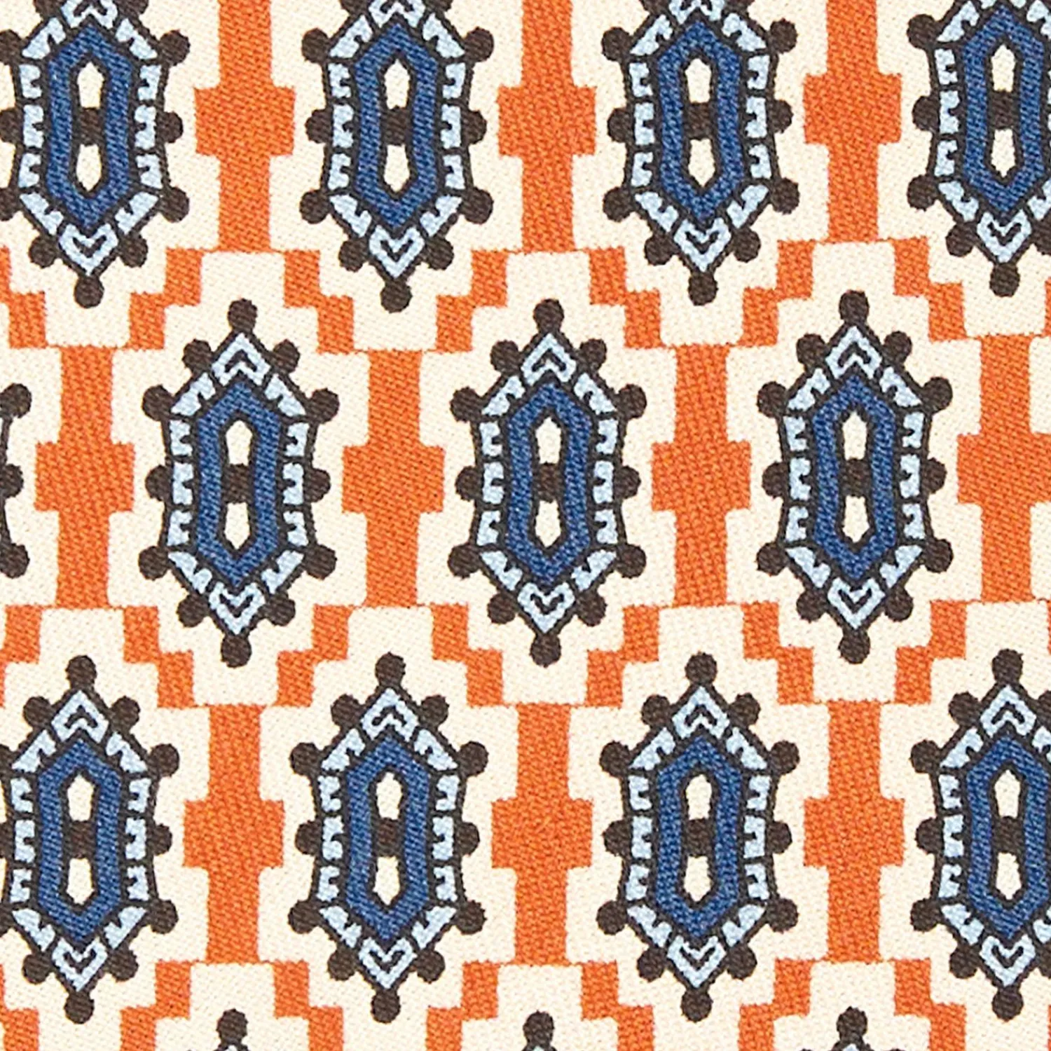 Orange Archivio Collection Silk Tie 1986-04>E.Marinella Fashion