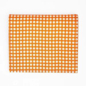 Orange Small Wallet In Silk And Leather>E.Marinella Cheap