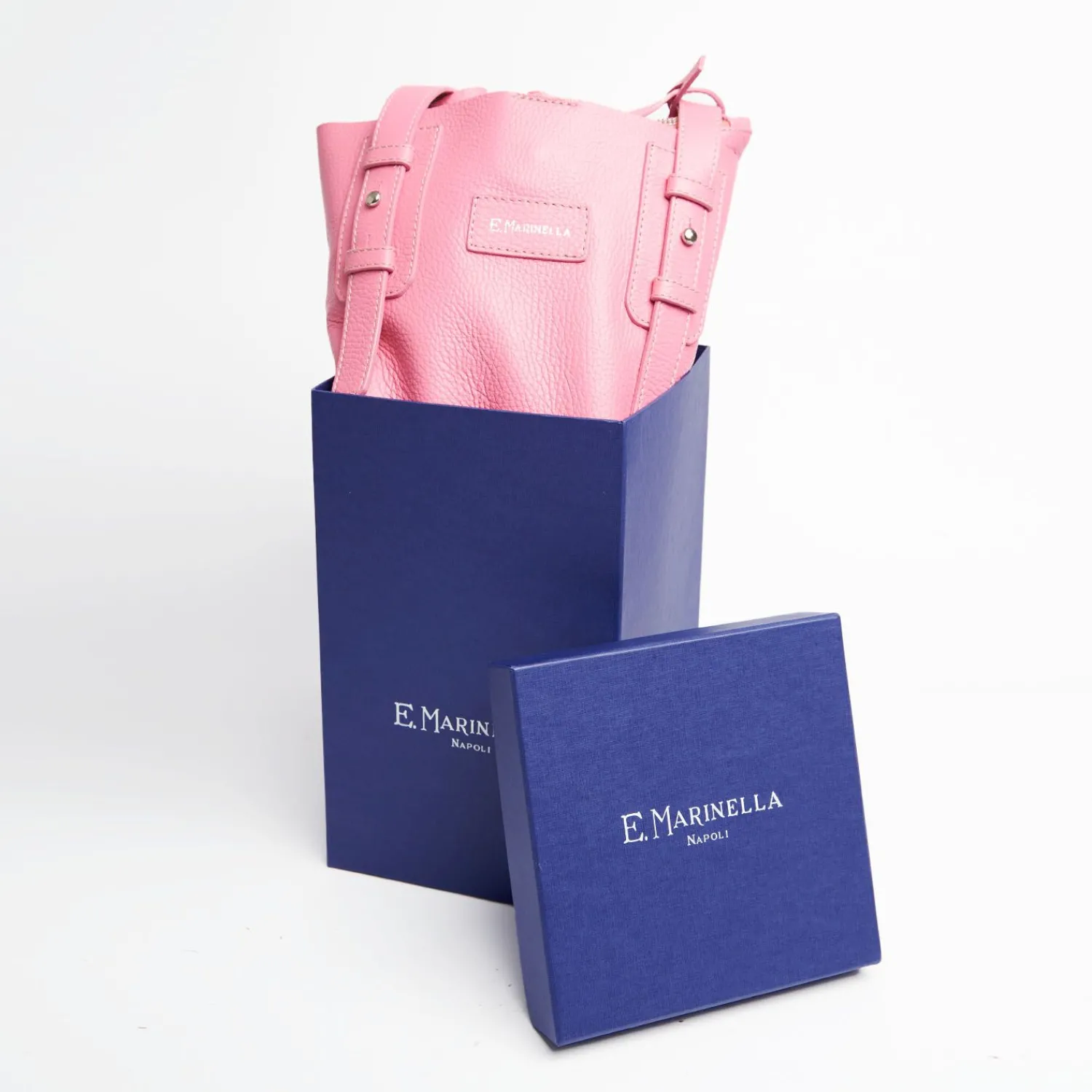 Pink Deconstructed Bag>E.Marinella Store