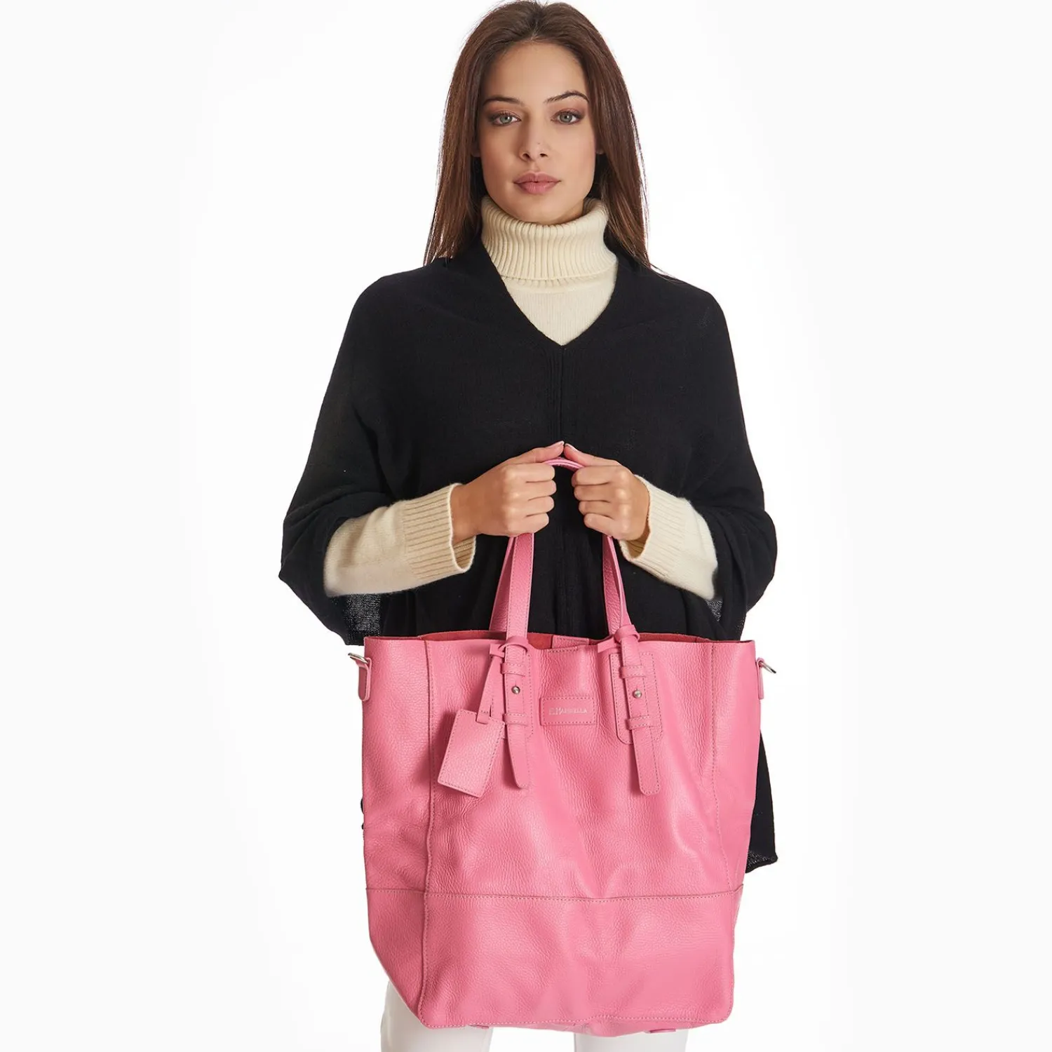 Pink Deconstructed Bag>E.Marinella Store