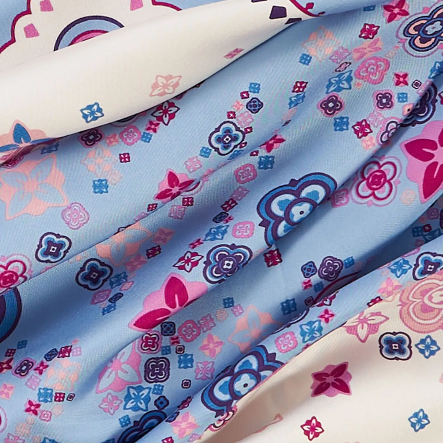 Pink Silk Scarf 90 - World Of Archivio Flowers 1961>E.Marinella Online