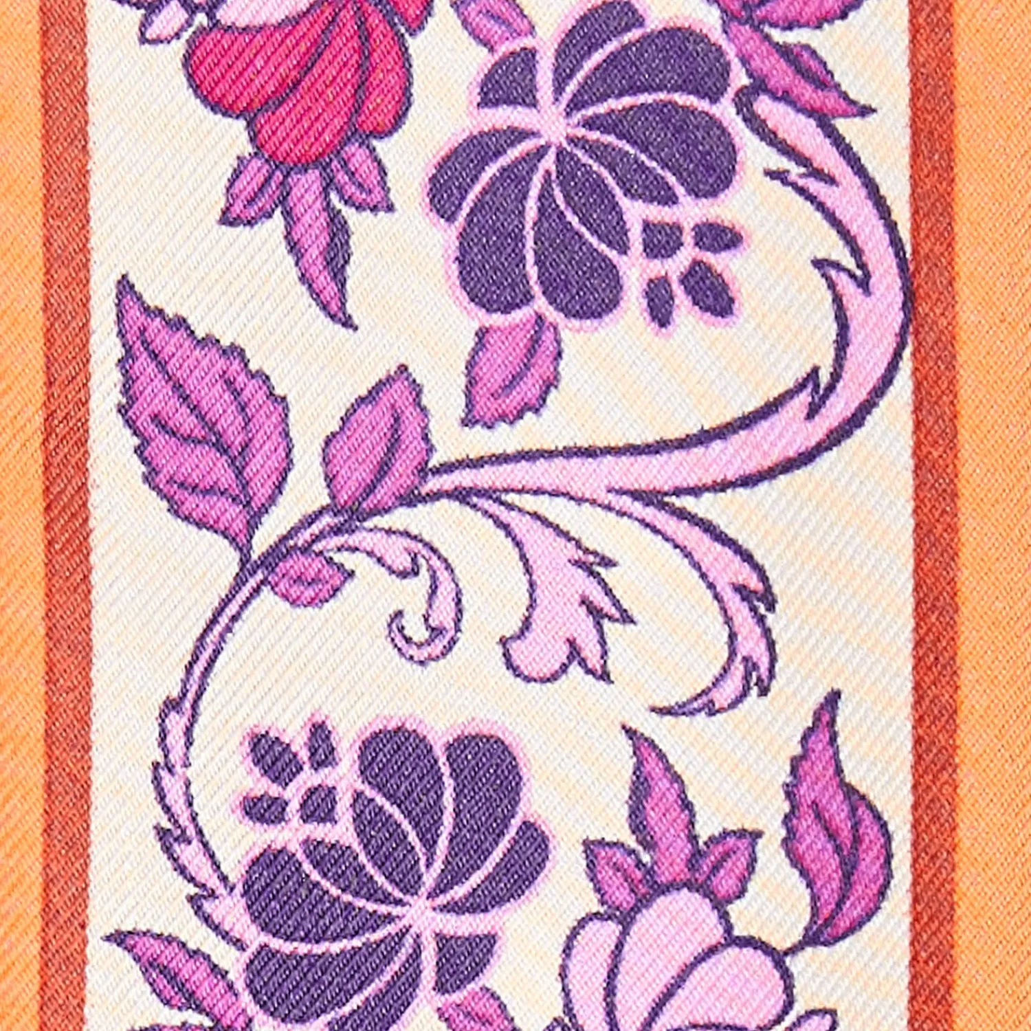 Pink Silk Twilly Mediterranean Vibes>E.Marinella Store