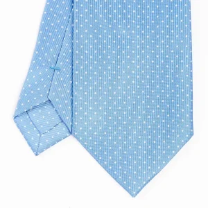Powder Blue Sartorial Classic Silk Tie Polka Dot Pattern>E.Marinella Cheap