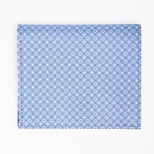 Powder Blue Small Wallet In Silk And Leather>E.Marinella Sale