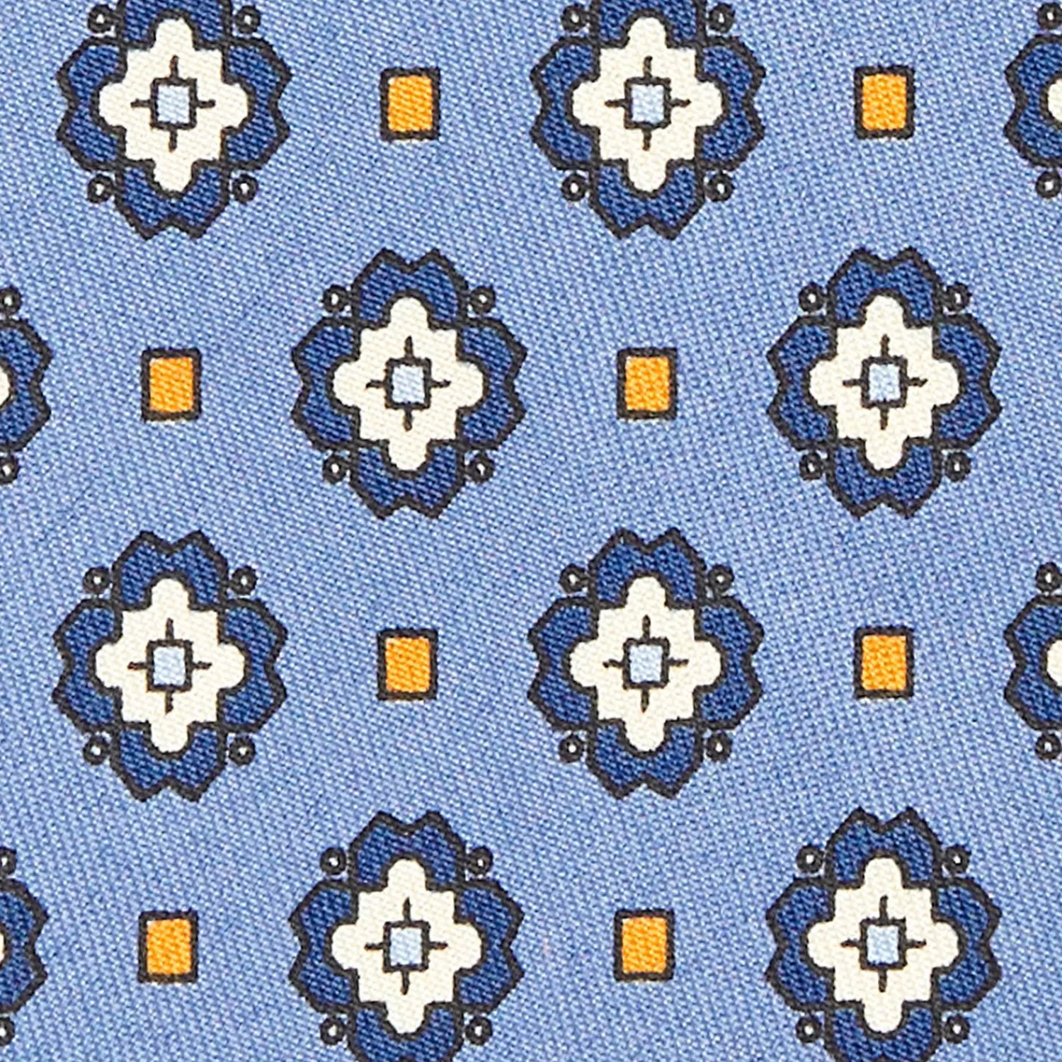 Powser Blue Archivio Collection Silk Tie 1989-03>E.Marinella Best Sale