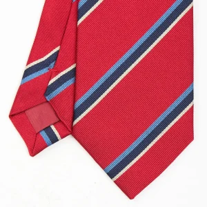 Red Sartorial Striped Tie>E.Marinella Hot