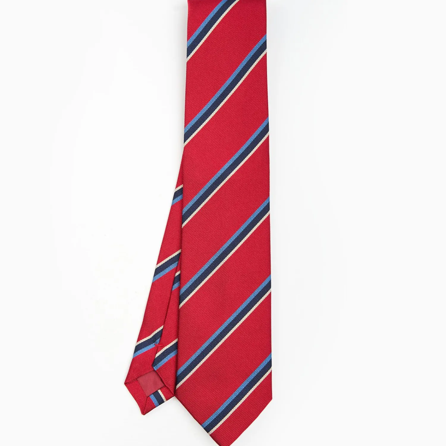 Red Sartorial Striped Tie>E.Marinella Hot