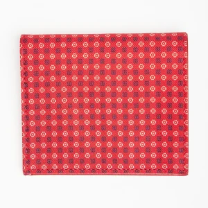 Red Small Wallet In Silk And Leather>E.Marinella Clearance