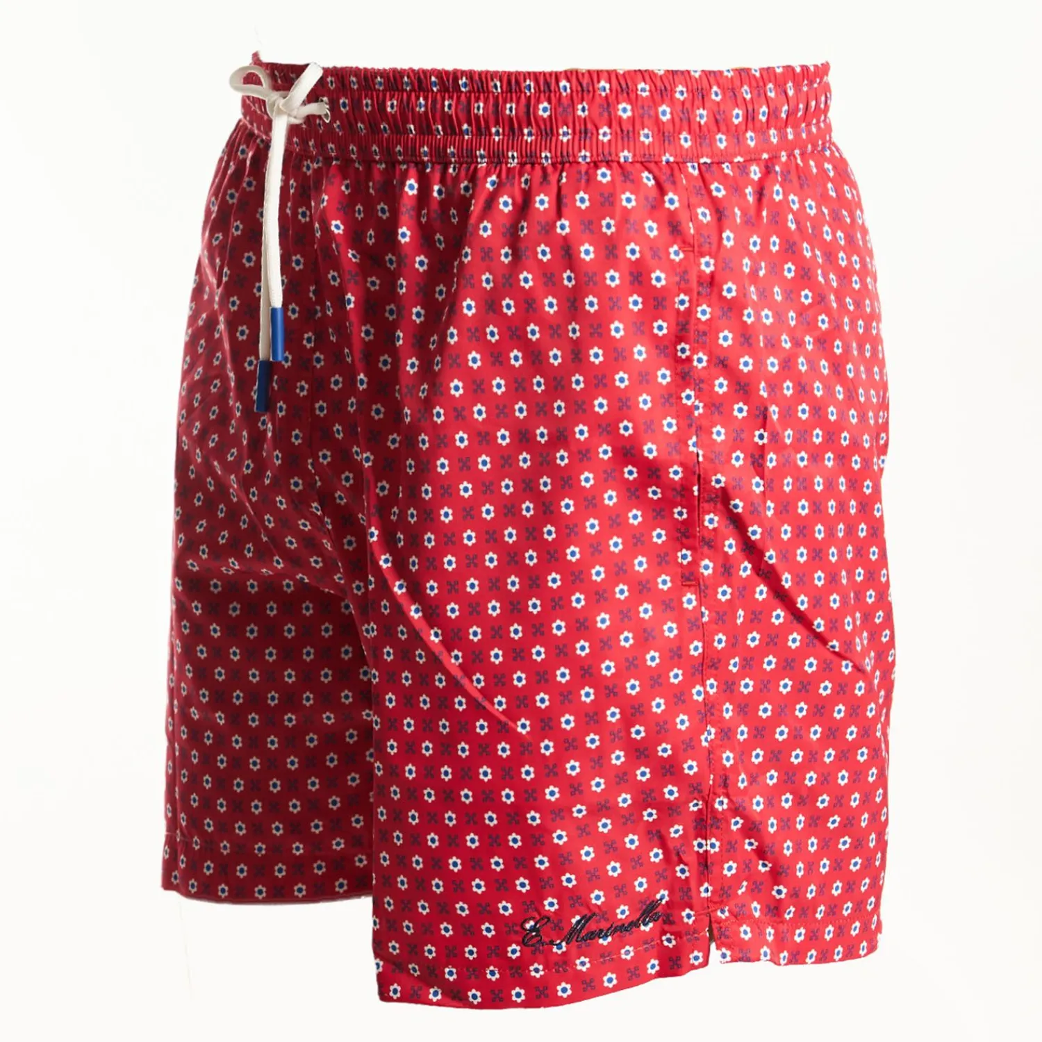 Red Swim Shorts- Large Patterns>E.Marinella Flash Sale