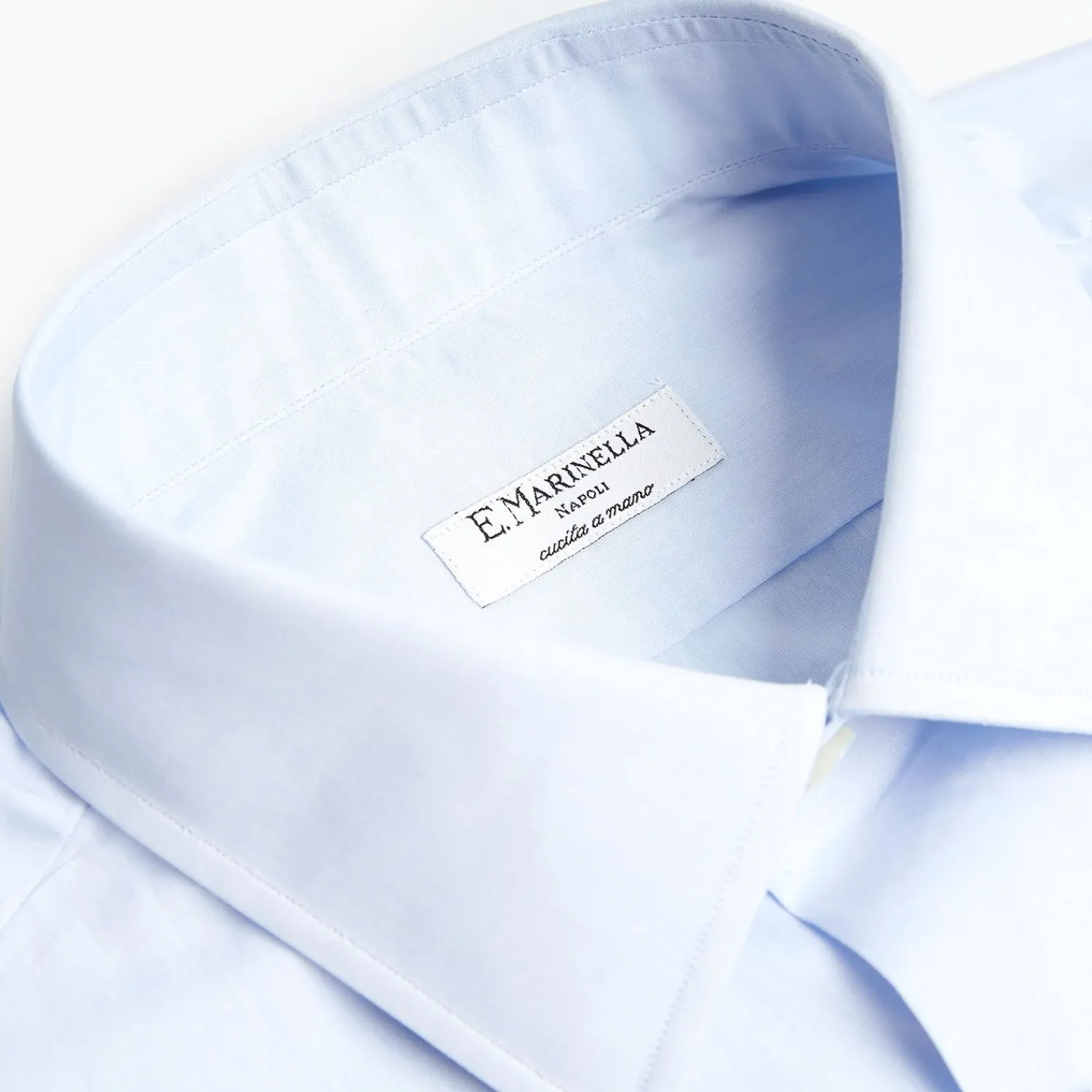 Regular Light Blue Cotton Classic Shirt>E.Marinella New