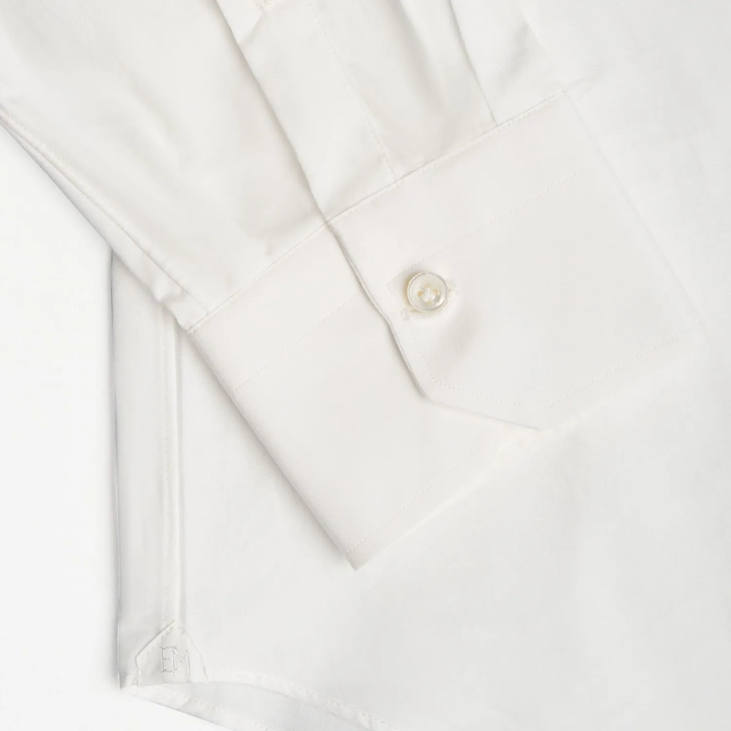 Regular White Cotton Classic Shirt>E.Marinella Best