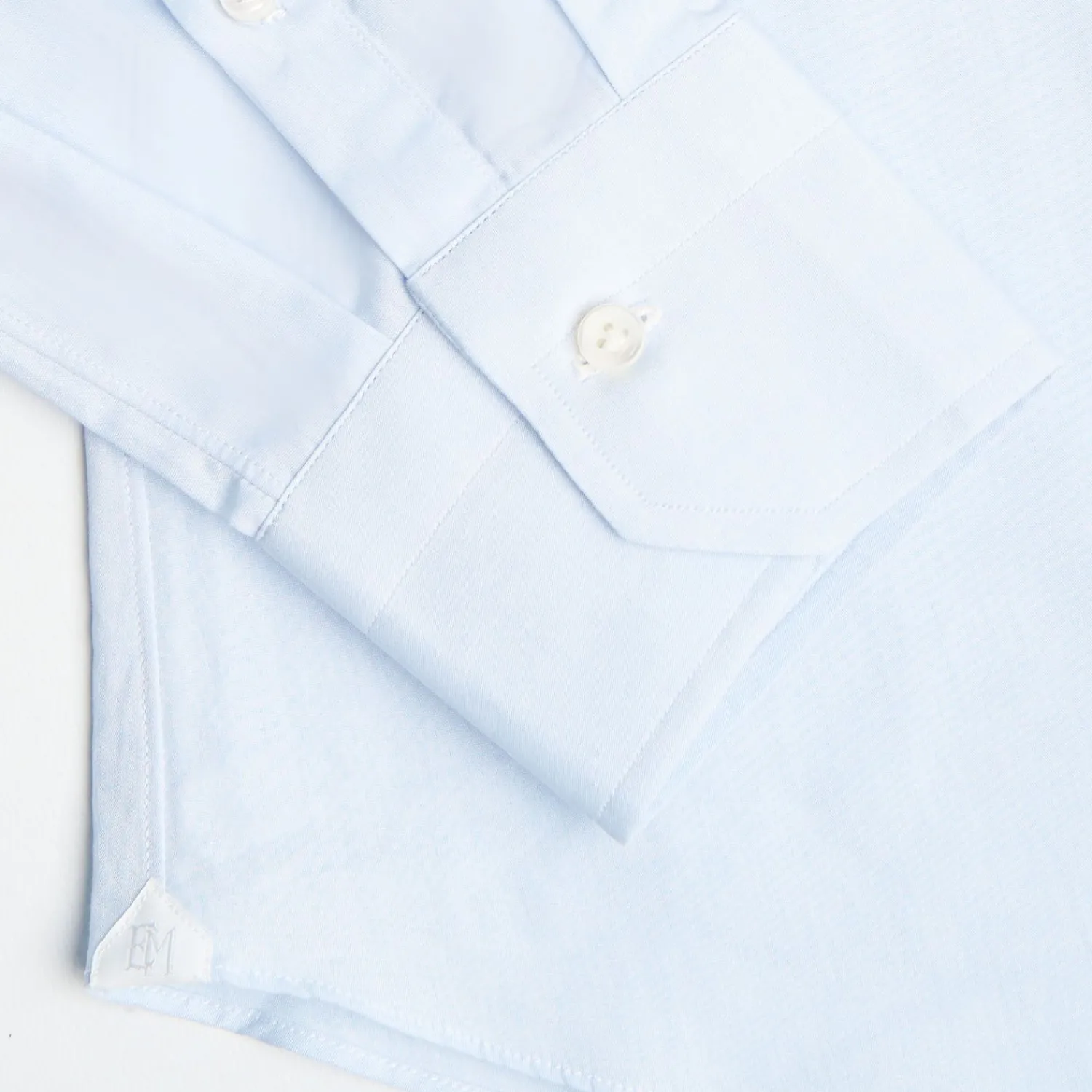 Slim Light Blue Cotton Classic Shirt>E.Marinella Online
