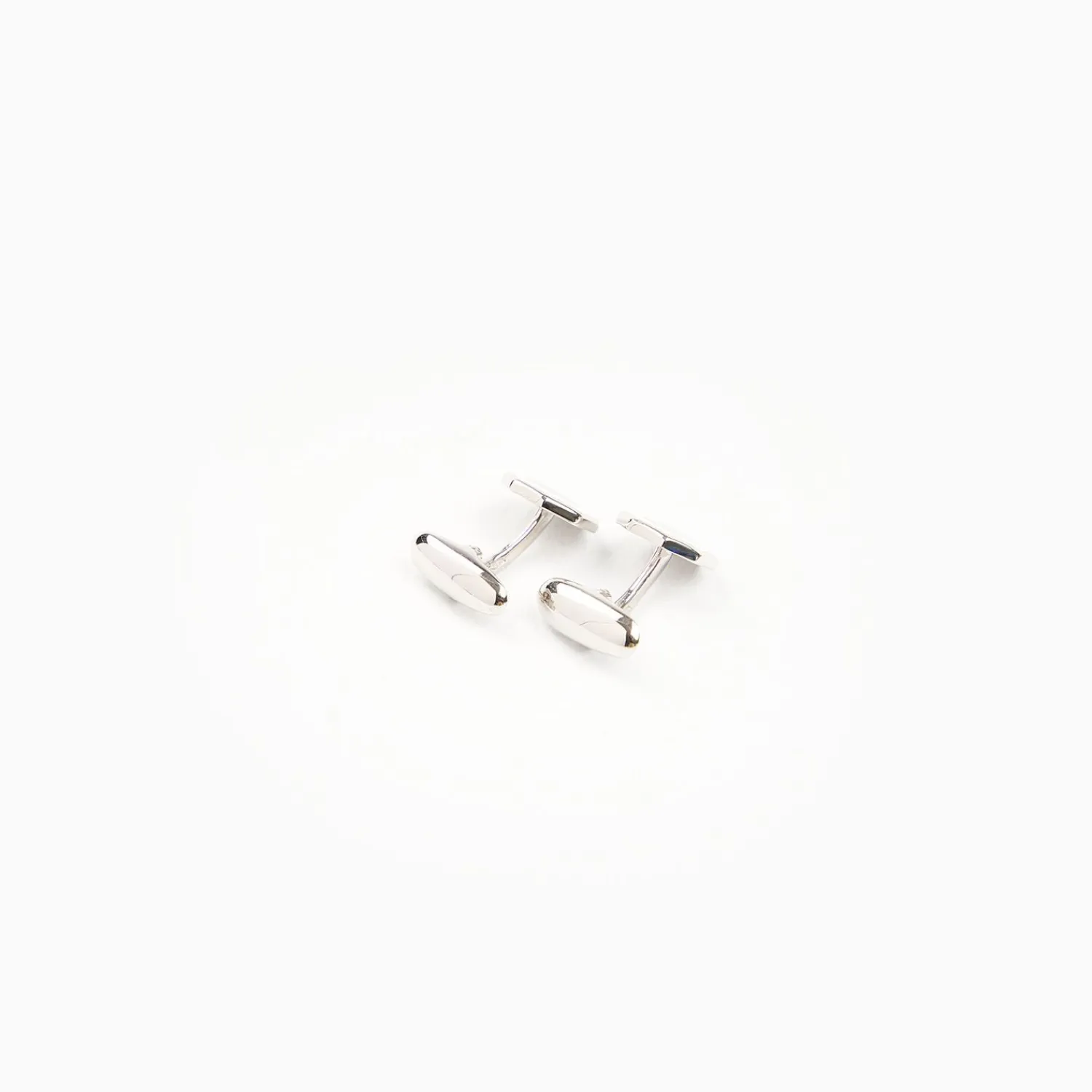 White Octagonal Cufflinks In Silver>E.Marinella Cheap