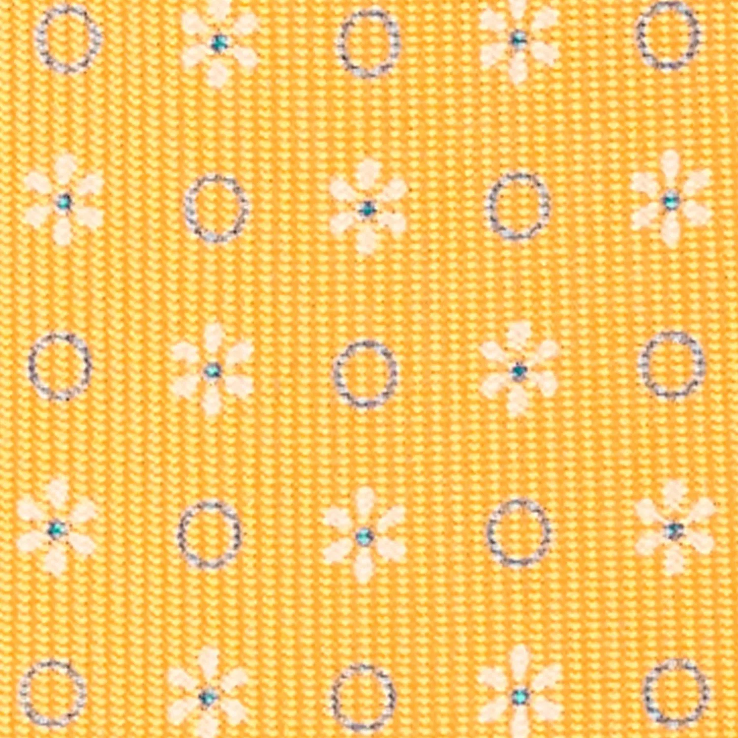 Yellow Seven-Fold Tie - Small Designs>E.Marinella Store